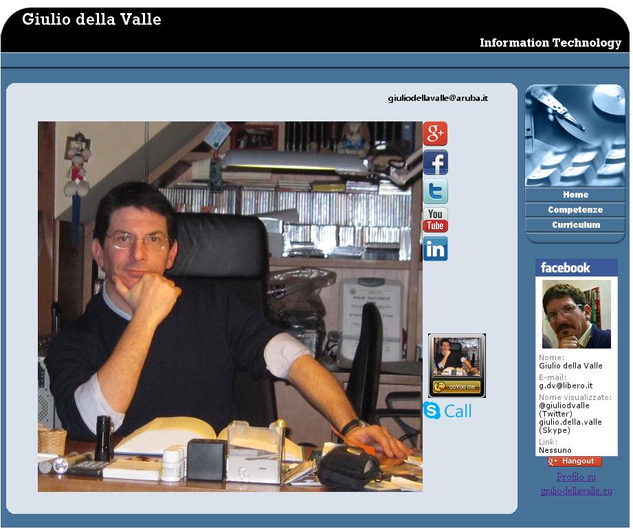 Giulio della Valle | Sito web personale italiano